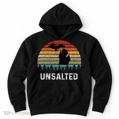 Unsalted Michigan Great Lakes Mi Retro Hoodie