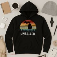 Unsalted Michigan Great Lakes Mi Retro Hoodie thumb 3