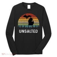 Unsalted Michigan Great Lakes Mi Retro Long Sleeve Shirt thumb 0