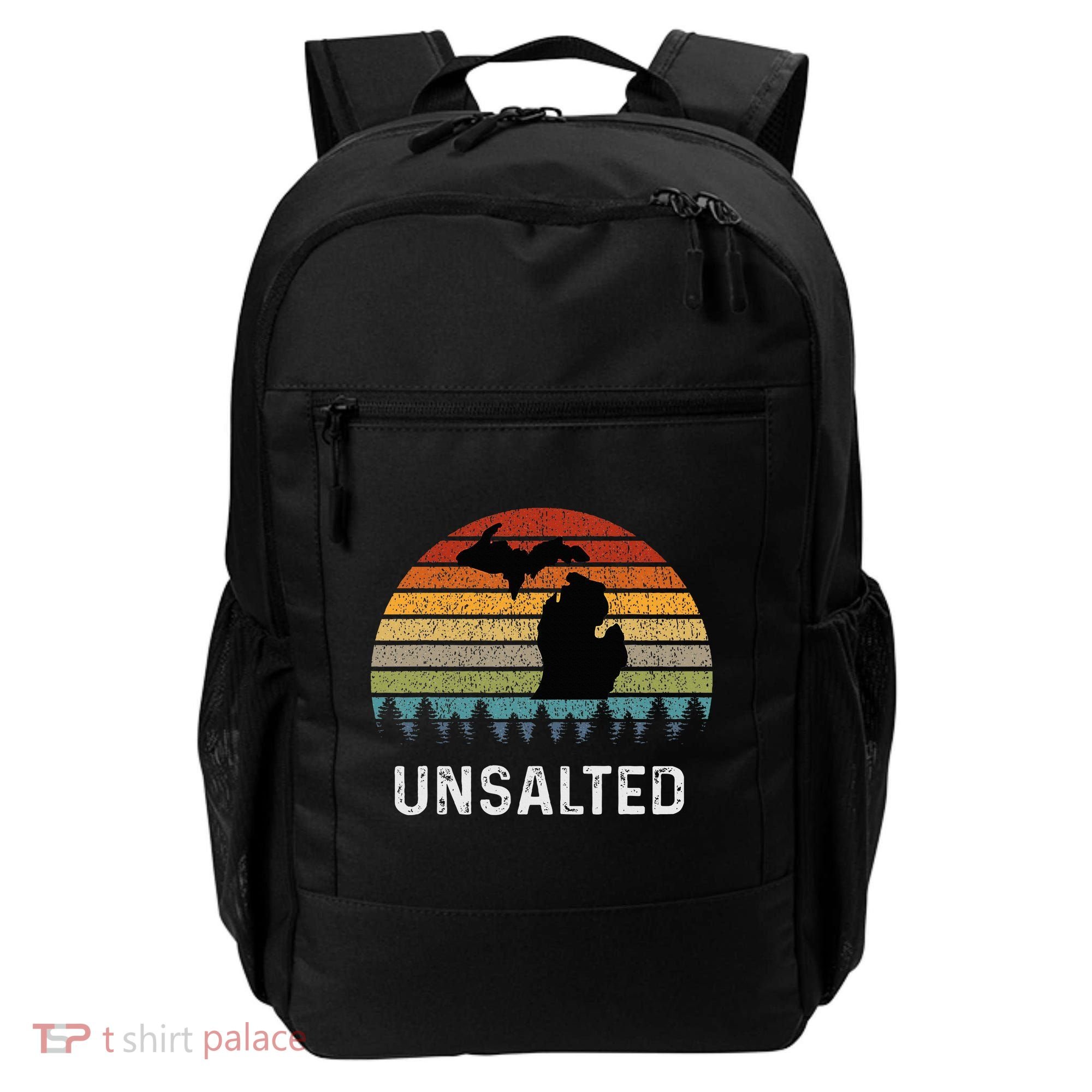 Unsalted Michigan Great Lakes Mi Retro Backpack
