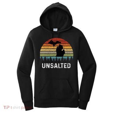 Unsalted Michigan Great Lakes Mi Retro Women's Hoodie