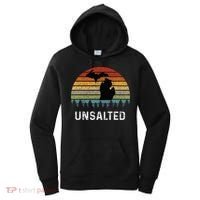 Unsalted Michigan Great Lakes Mi Retro Women's Hoodie thumb 0