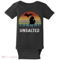 Unsalted Michigan Great Lakes Mi Retro Baby Bodysuit thumb 0