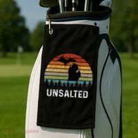 Unsalted Michigan Great Lakes Mi Retro Golf Towel thumb 2