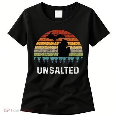 Unsalted Michigan Great Lakes Mi Retro Women's T-Shirt