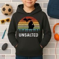 Unsalted Michigan Great Lakes Mi Retro Kids Hoodie thumb 2