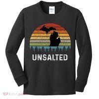 Unsalted Michigan Great Lakes Mi Retro Kids Long Sleeve Shirt thumb 0
