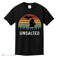 Unsalted Michigan Great Lakes Mi Retro Kids T-Shirt thumb 0