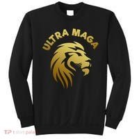 Ultra MAGA Gold Lion King The Great MAGA Sweatshirt thumb 0