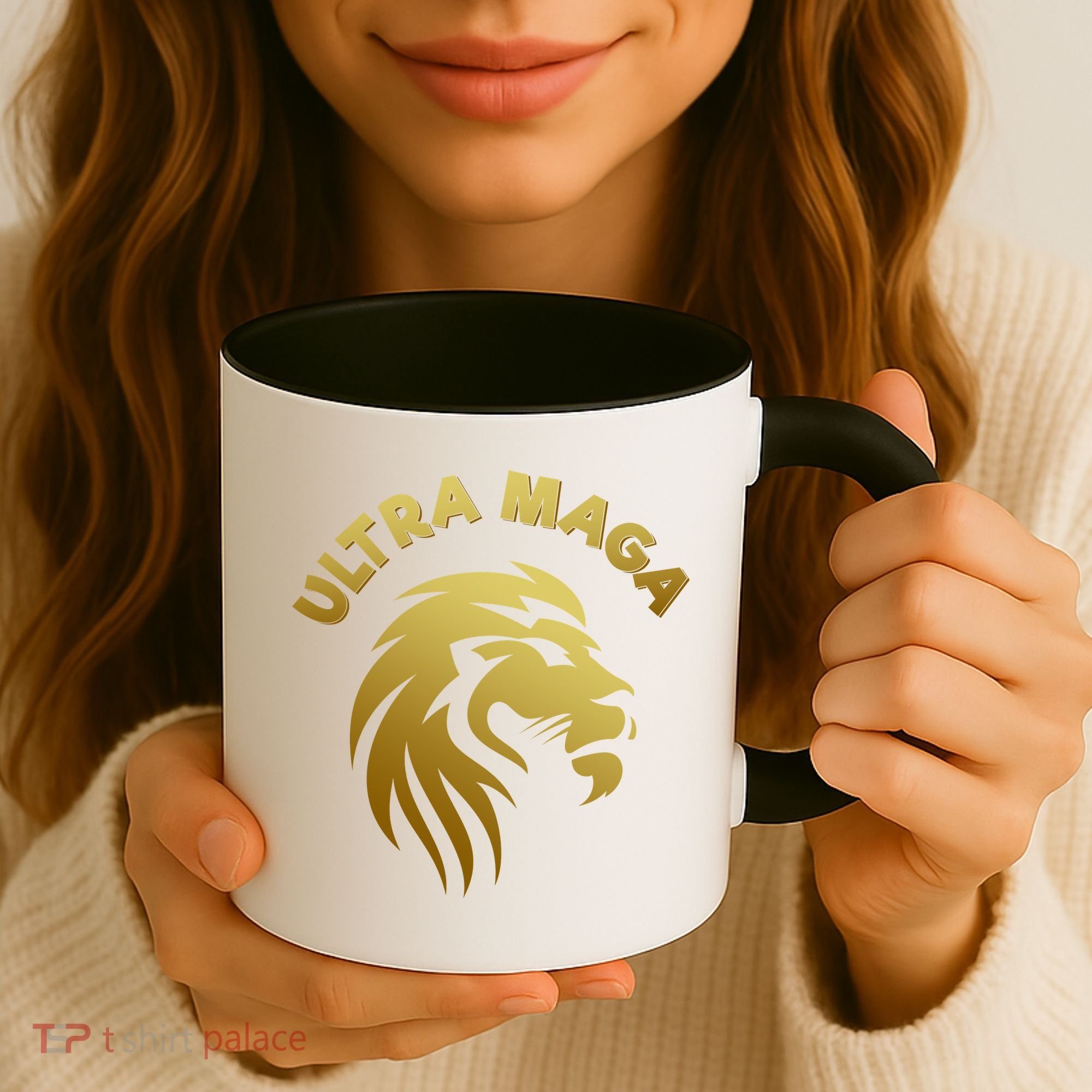 Ultra MAGA Gold Lion King The Great MAGA Coffee Mug