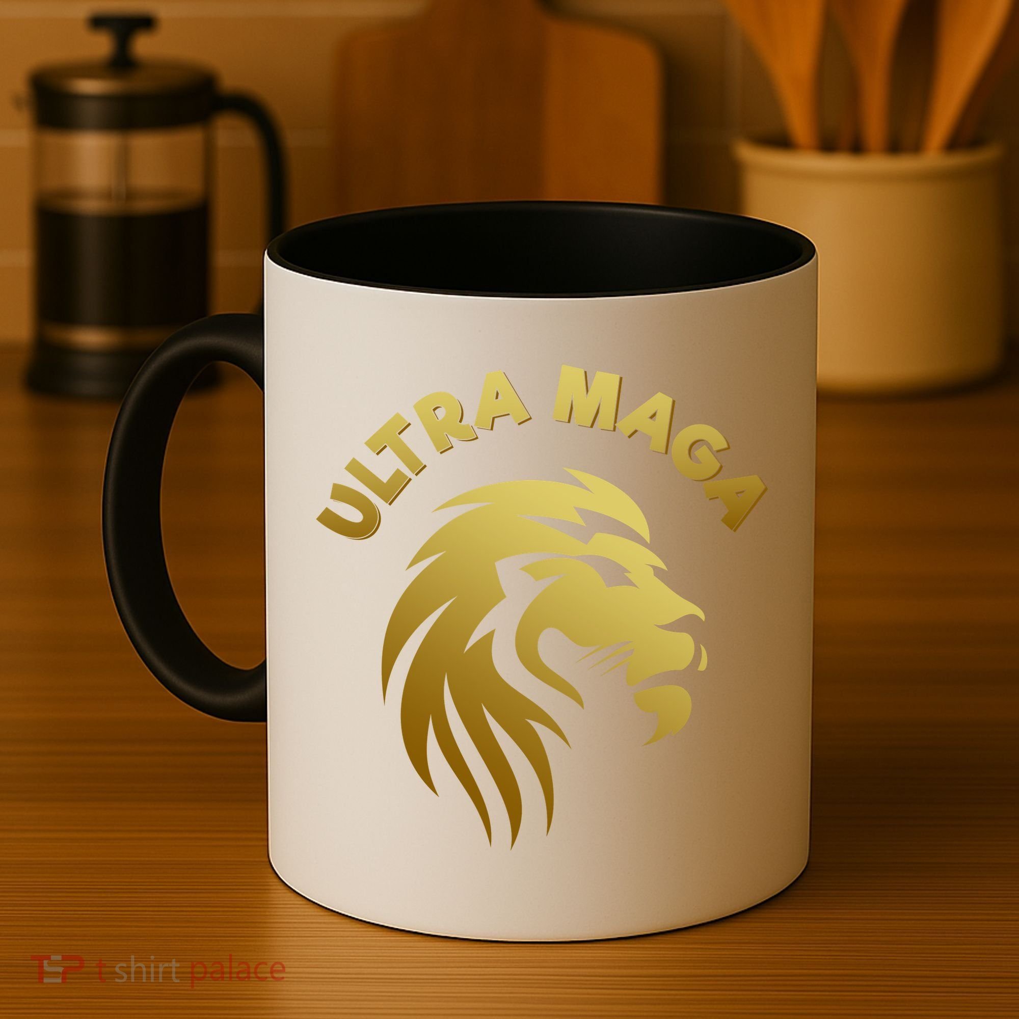 Ultra MAGA Gold Lion King The Great MAGA Coffee Mug