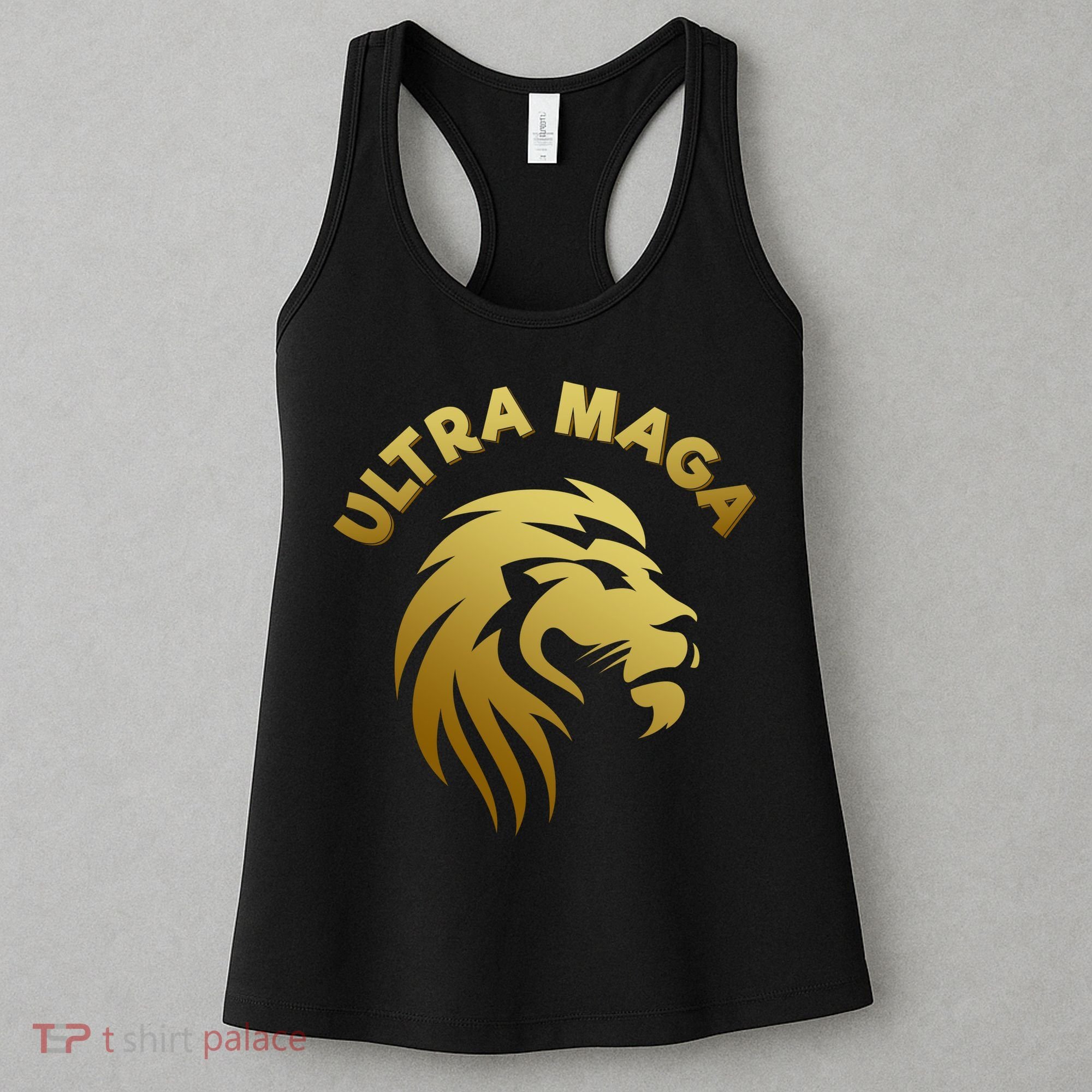 Ultra MAGA Gold Lion King The Great MAGA Women's Tank Top
