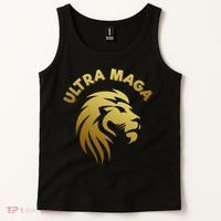 Ultra MAGA Gold Lion King The Great MAGA Tank Top thumb 2