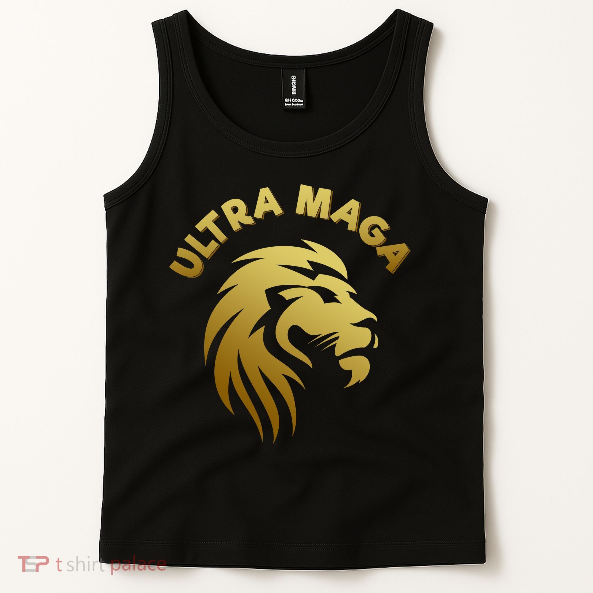 Ultra MAGA Gold Lion King The Great MAGA Tank Top