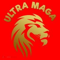 Ultra MAGA Gold Lion King The Great MAGA Santa Hat thumb 1