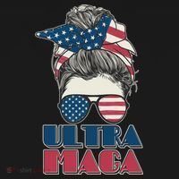 Ultra Maga Hair Bun Woman Backpack thumb 2