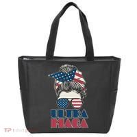 Ultra Maga Hair Bun Woman Tote Bag thumb 0