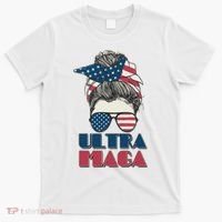 Ultra Maga Hair Bun Woman T-Shirt thumb 0