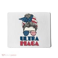 Ultra Maga Hair Bun Woman Mousepad thumb 0