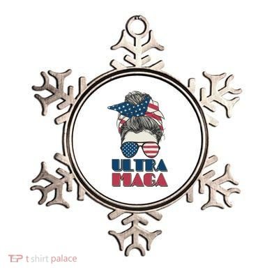 Ultra Maga Hair Bun Woman Ornament