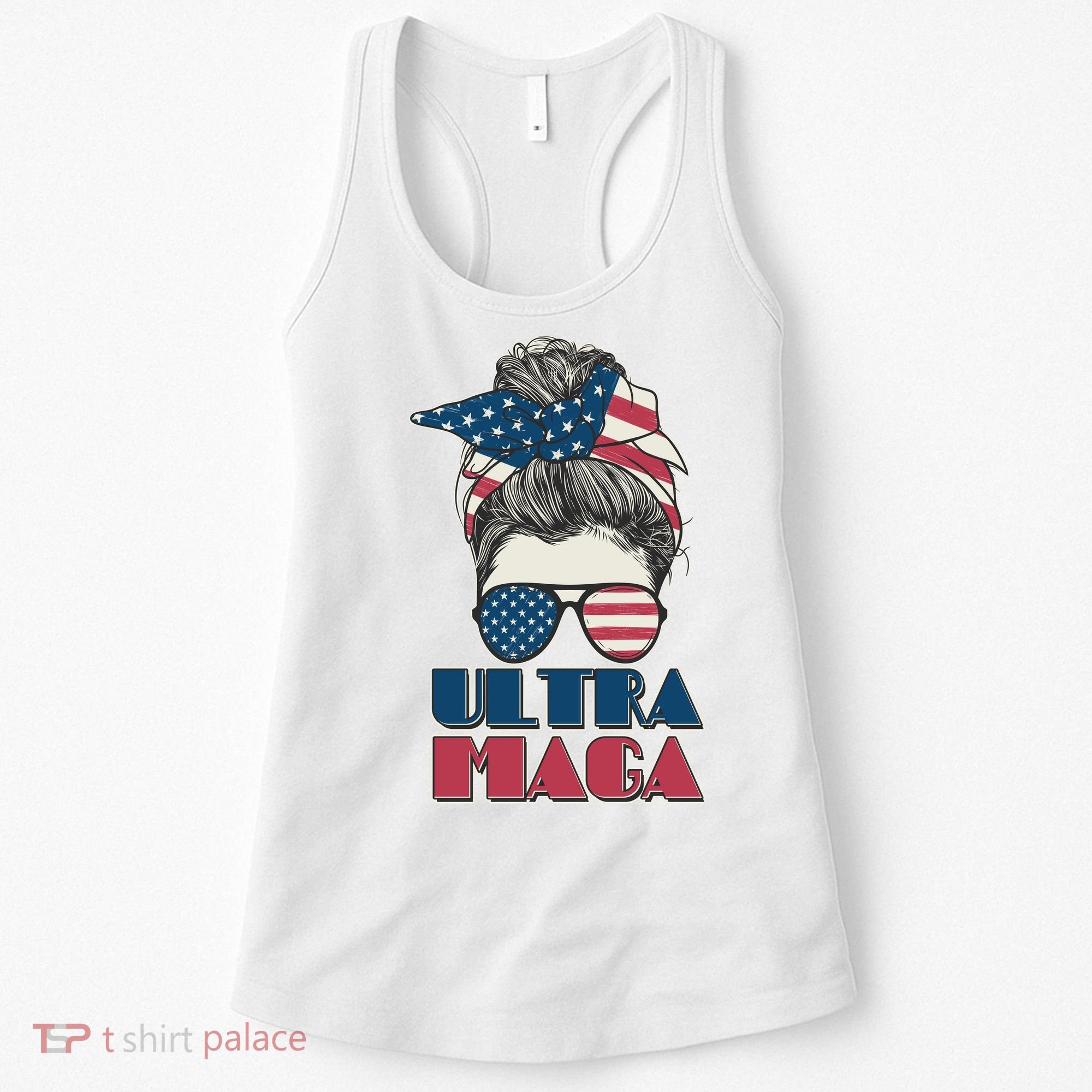 Ultra Maga Hair Bun Woman Women's Tank Top
