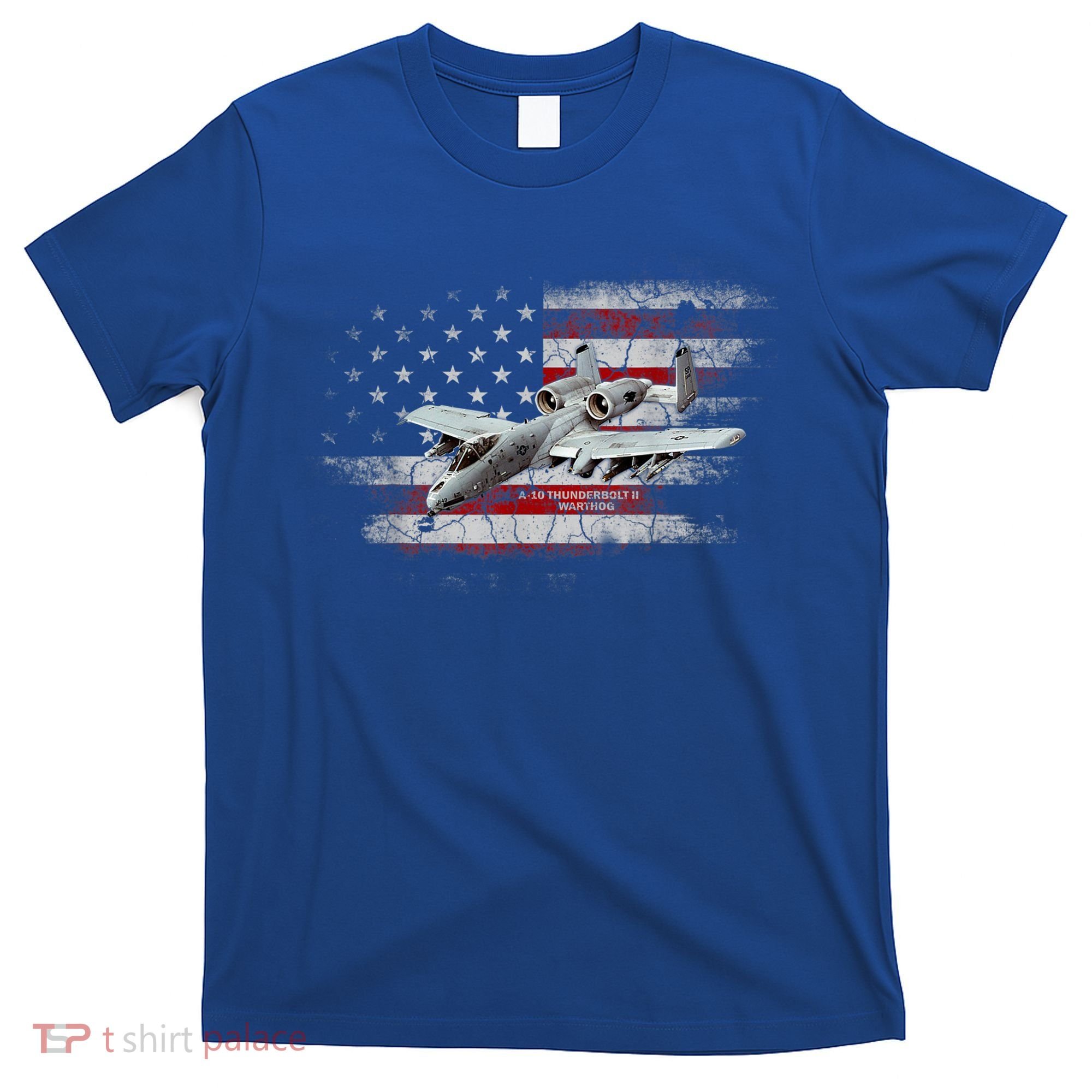 US Military Jet A10 Warthog US Warplane Fighter Jet Vintage T-Shirt