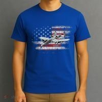 US Military Jet A10 Warthog US Warplane Fighter Jet Vintage T-Shirt thumb 3