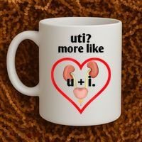 Uti More Like U Plus I Kidney Coffee Mug thumb 2