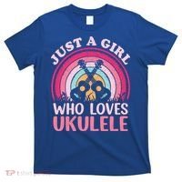 Ukulele Music Lover Vintage Just A Who Loves Ukulele Gift T-Shirt thumb 0