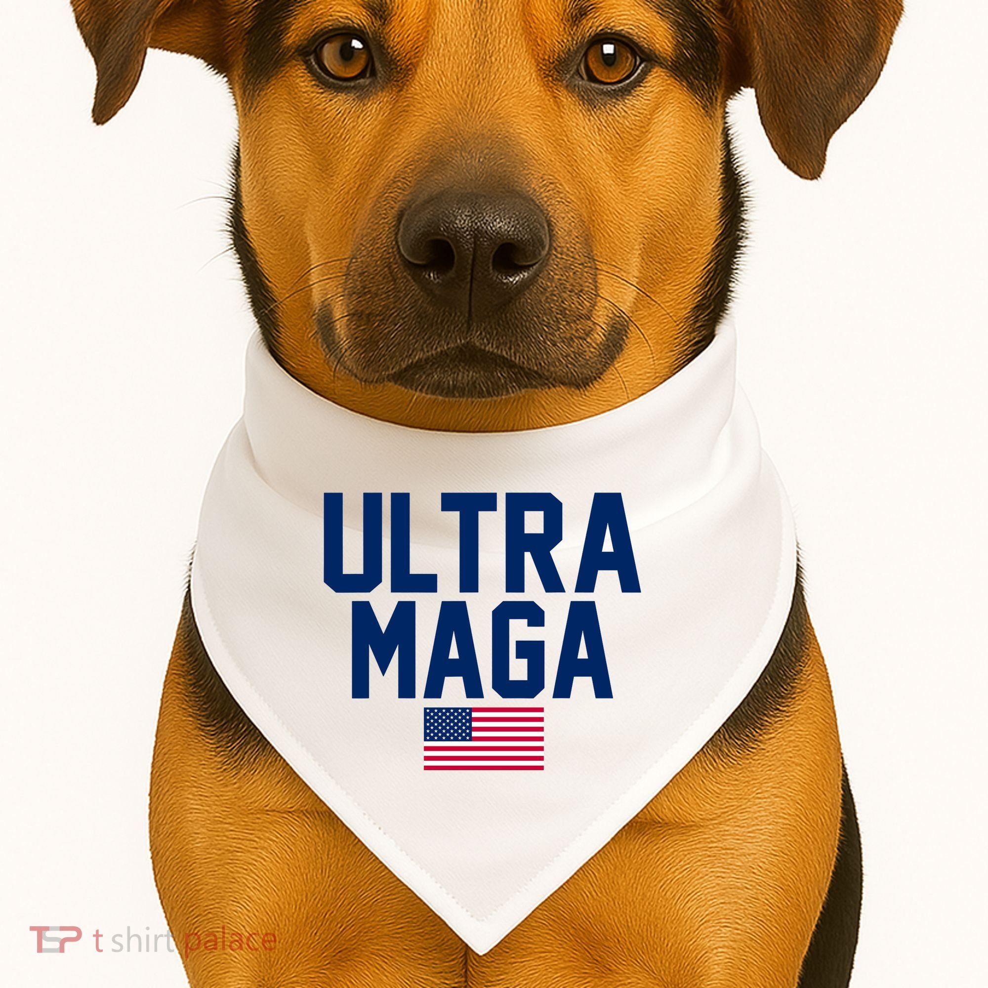 Ultra Maga Make American Great Again USA-Made Doggie Bandana