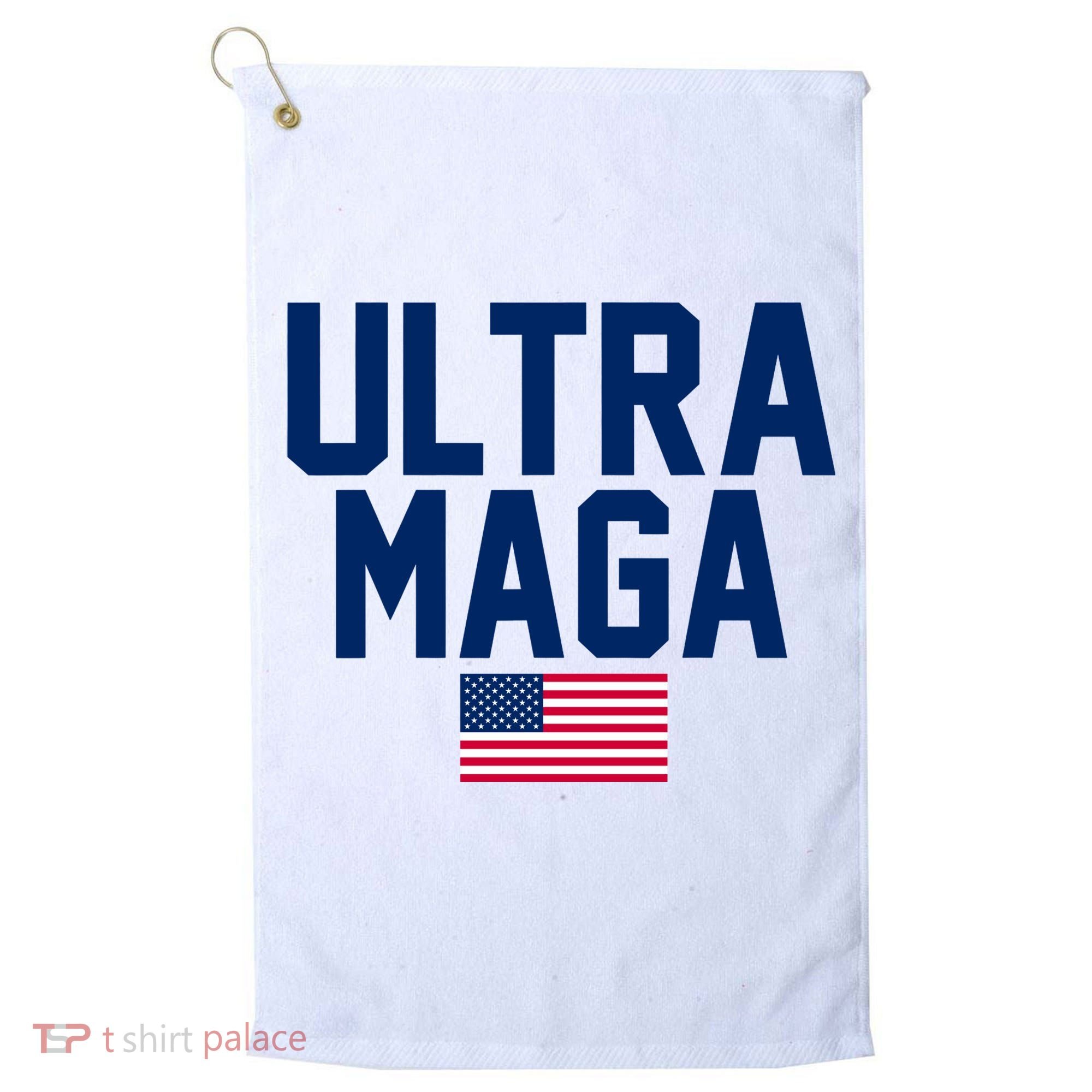 Ultra Maga Make American Great Again Golf Towel