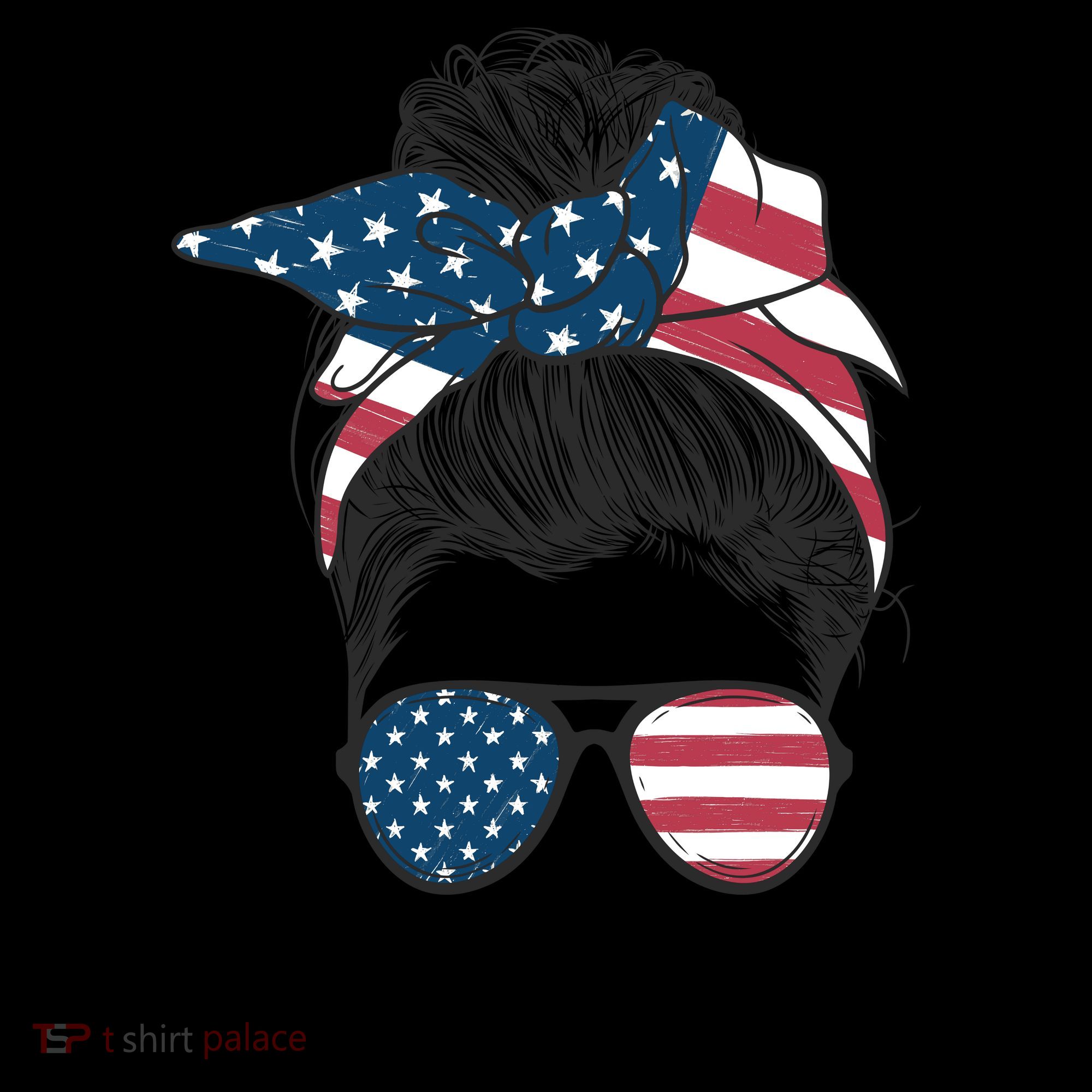 Ultra MAGA Messy Bun Parody Trump 2024 Anti Biden Coffee Mug