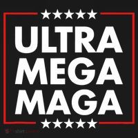 Ultra Mega Maga Trump Liberal Supporter Republican Family Women's Hoodie thumb 2