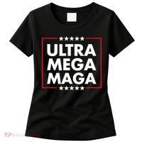 Ultra Mega Maga Trump Liberal Supporter Republican Family Women's T-Shirt thumb 0