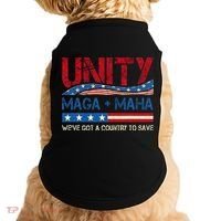 Unity Maga Maha WeVe Got A Country To Save American Flag Doggie Tank thumb 0