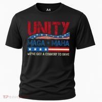 Unity Maga Maha WeVe Got A Country To Save American Flag Cooling Performance Crew T-Shirt thumb 0