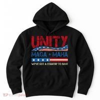 Unity Maga Maha WeVe Got A Country To Save American Flag Hoodie thumb 0