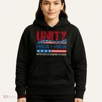 Unity Maga Maha WeVe Got A Country To Save American Flag Hoodie thumb 5