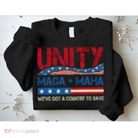 Unity Maga Maha WeVe Got A Country To Save American Flag Sweatshirt thumb 2