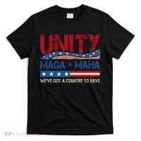 Unity Maga Maha WeVe Got A Country To Save American Flag T-Shirt thumb 0