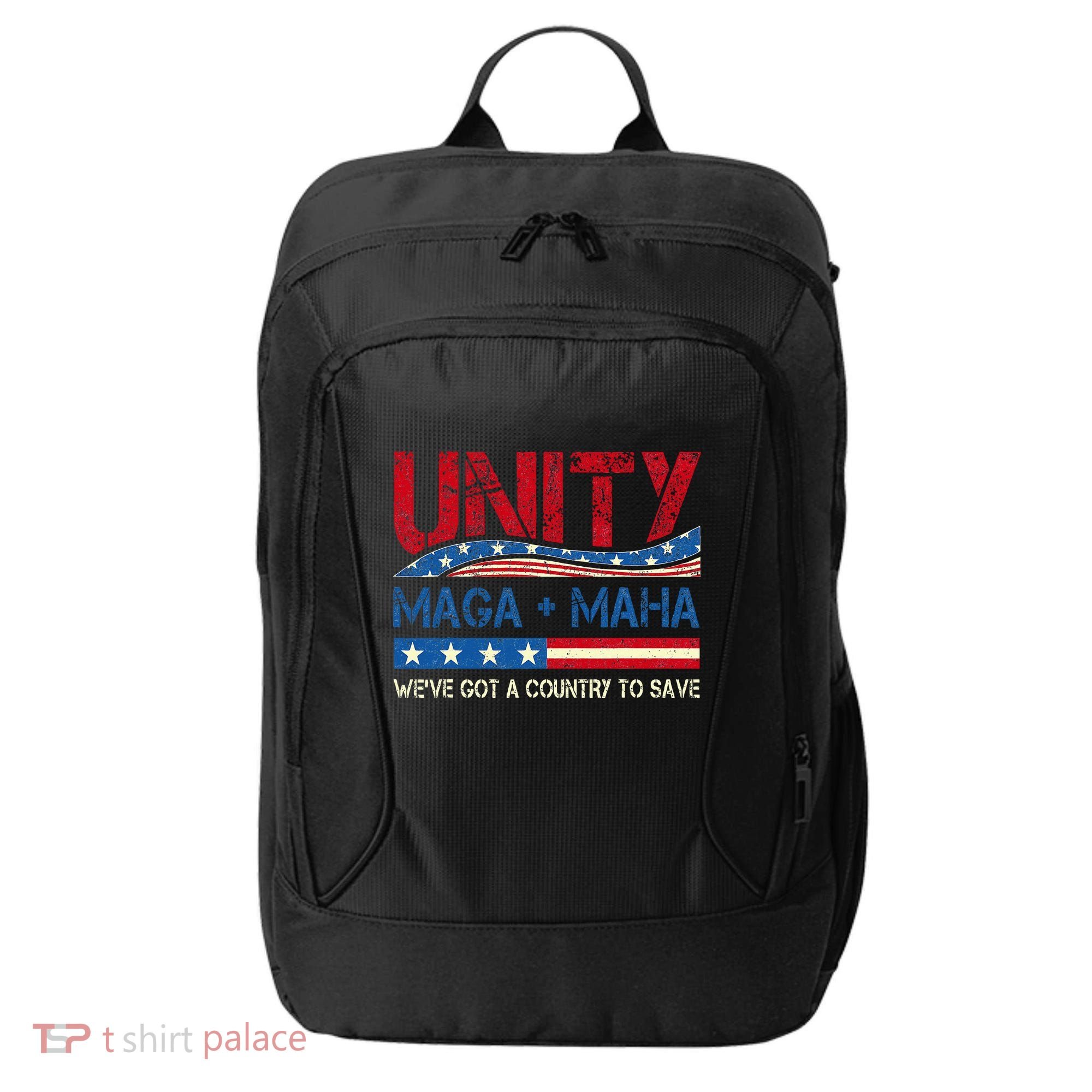 Unity Maga Maha WeVe Got A Country To Save American Flag City Backpack