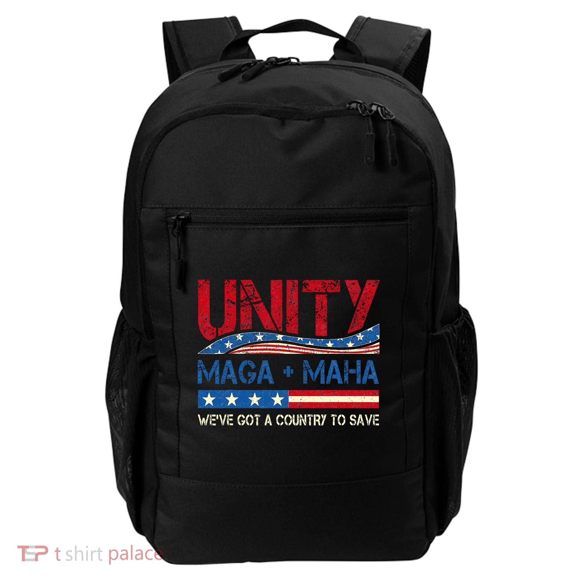 Unity Maga Maha WeVe Got A Country To Save American Flag Backpack