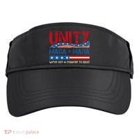 Unity Maga Maha WeVe Got A Country To Save American Flag Adult Drive Performance Visor thumb 0