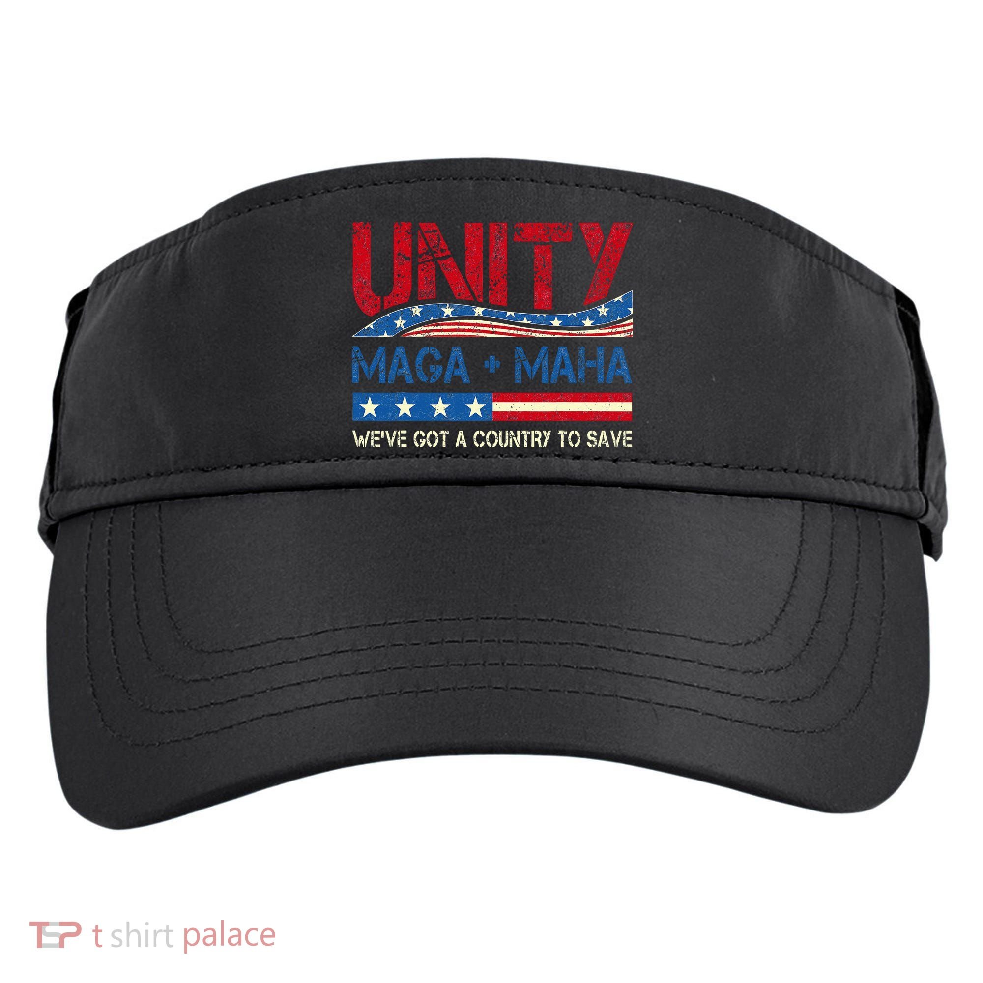 Unity Maga Maha WeVe Got A Country To Save American Flag Adult Drive Performance Visor