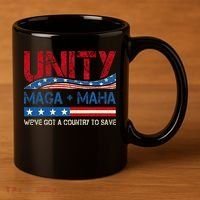 Unity Maga Maha WeVe Got A Country To Save American Flag 11oz C Handle Ceramic Mug thumb 3