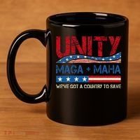Unity Maga Maha WeVe Got A Country To Save American Flag 11oz C Handle Ceramic Mug thumb 4