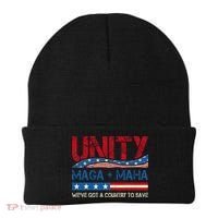Unity Maga Maha WeVe Got A Country To Save American Flag Beanie thumb 0