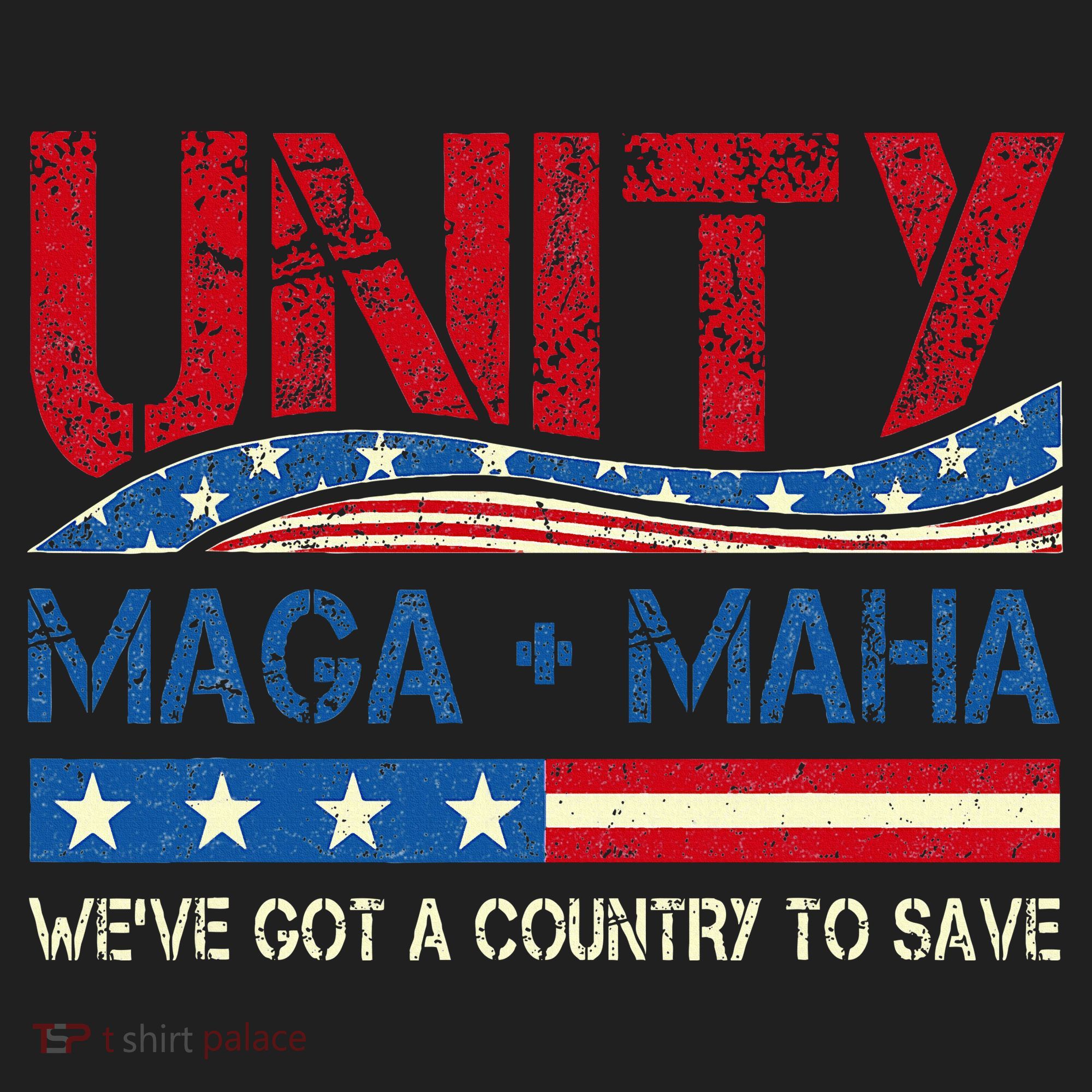 Unity Maga Maha WeVe Got A Country To Save American Flag Beanie