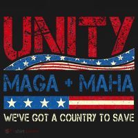 Unity Maga Maha WeVe Got A Country To Save American Flag Women's Hoodie thumb 2