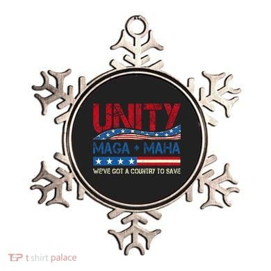 Unity Maga Maha WeVe Got A Country To Save American Flag Ornament